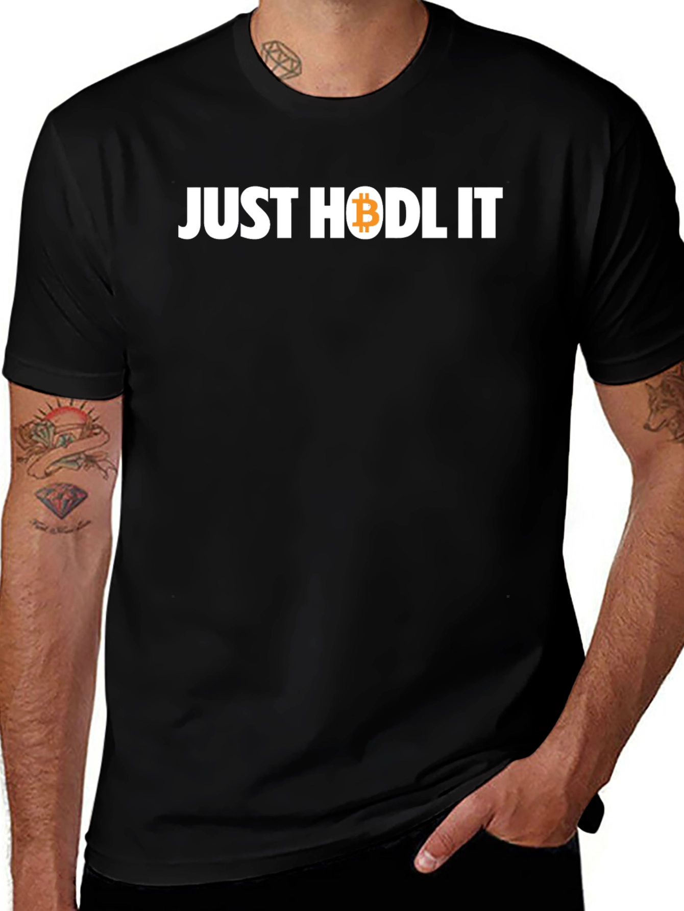 Just Hodl It Bitcoin Crypto T-Shirt