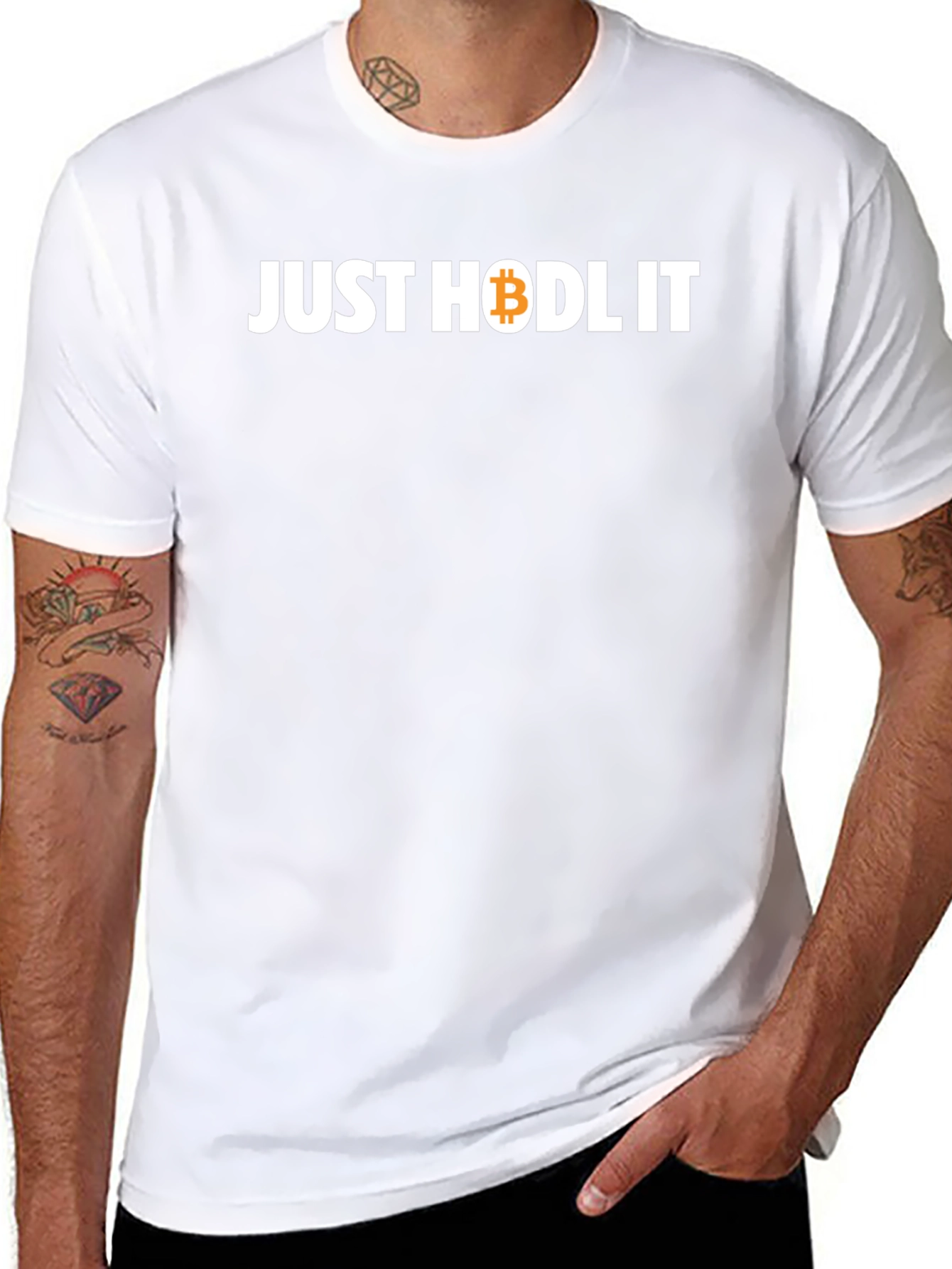 Just Hodl It Bitcoin Crypto T-Shirt