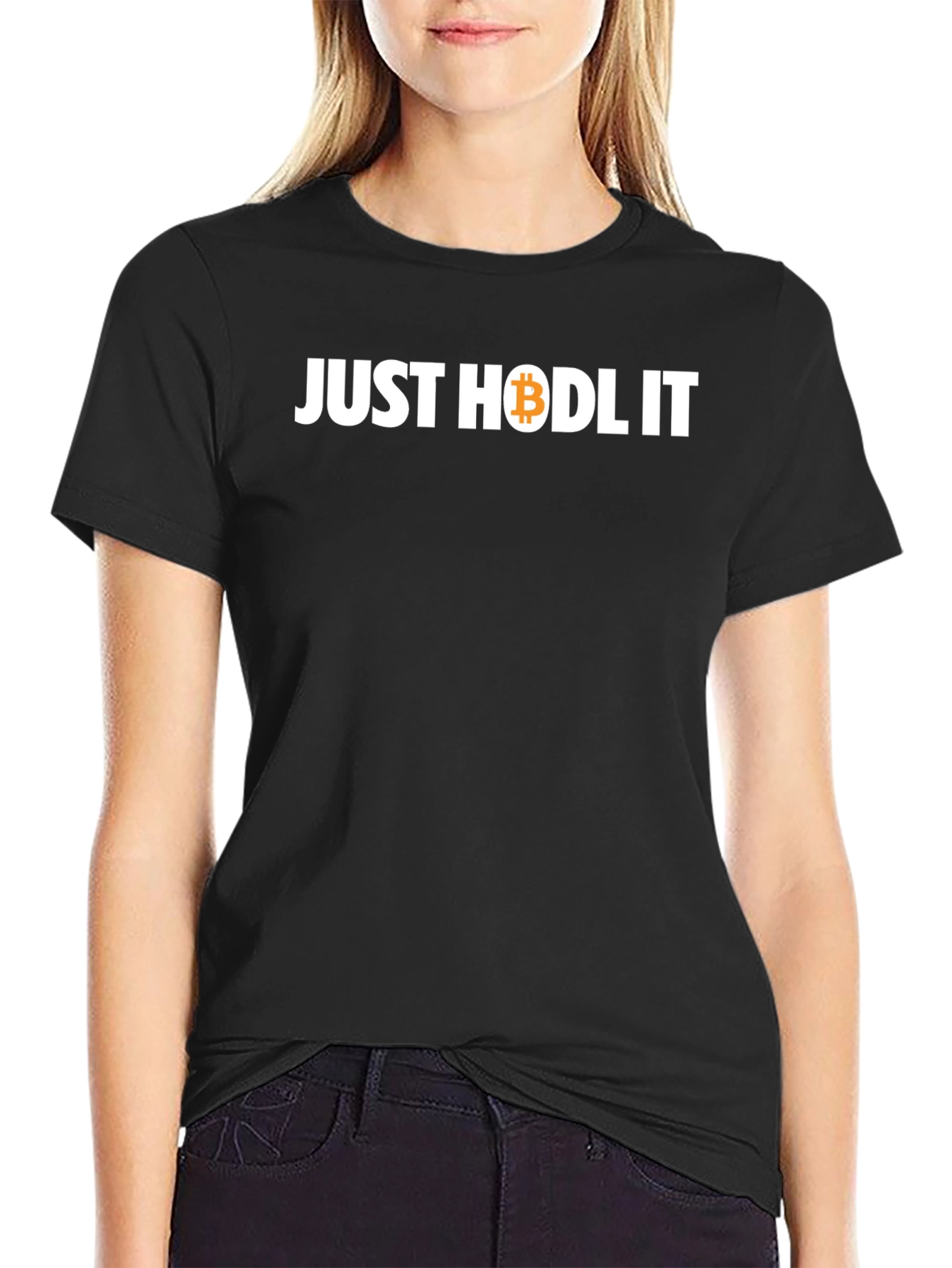 Just Hodl It Bitcoin Crypto T-Shirt